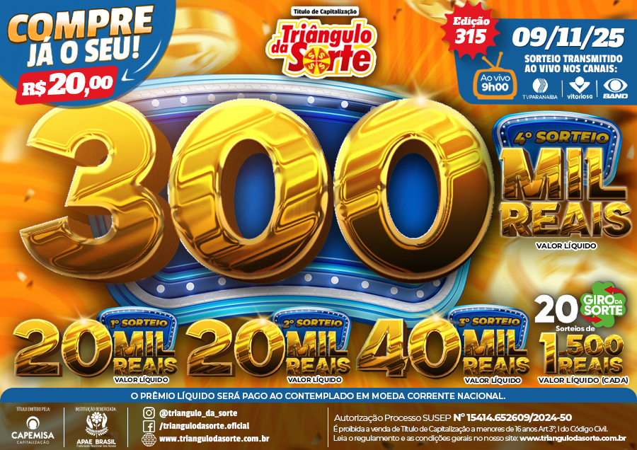 Premiação 09/11/2025