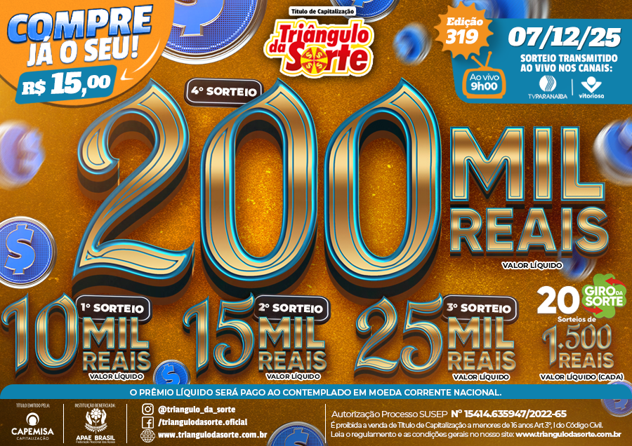 Premiação 07/12/2025