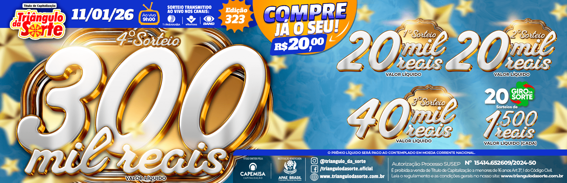 Premiação 11/01/2026