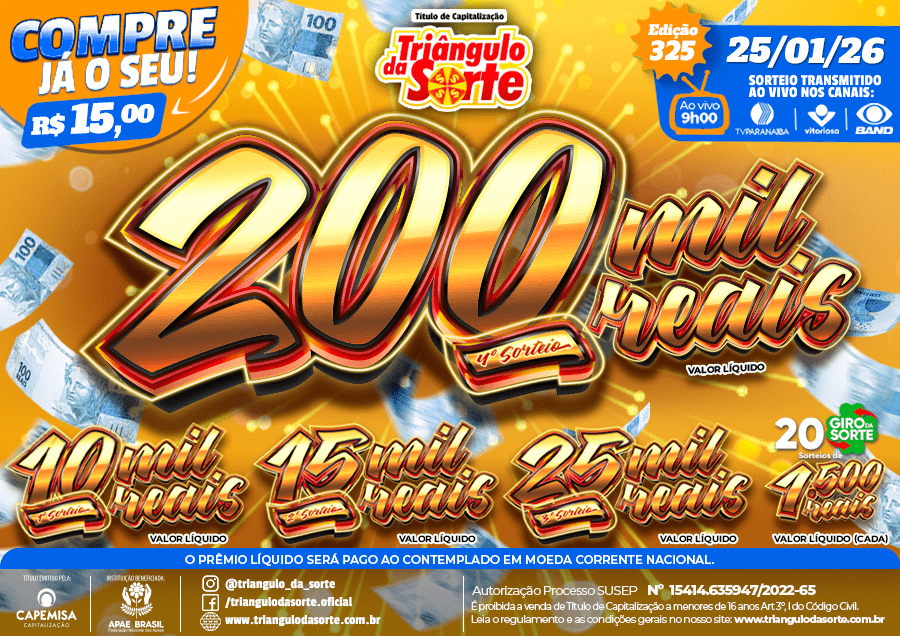 Premiação 25/01/2026