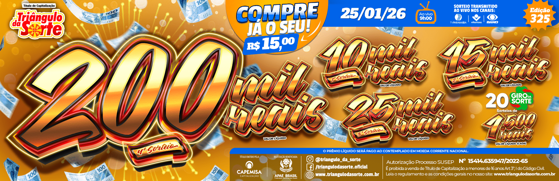 Premiação 25/01/2026