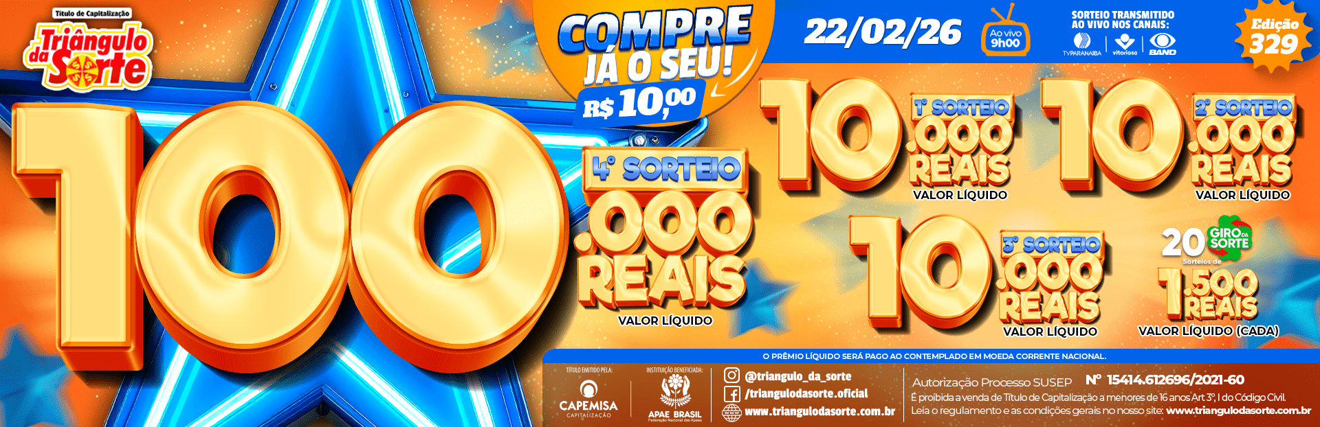 Premiação 22/02/2026