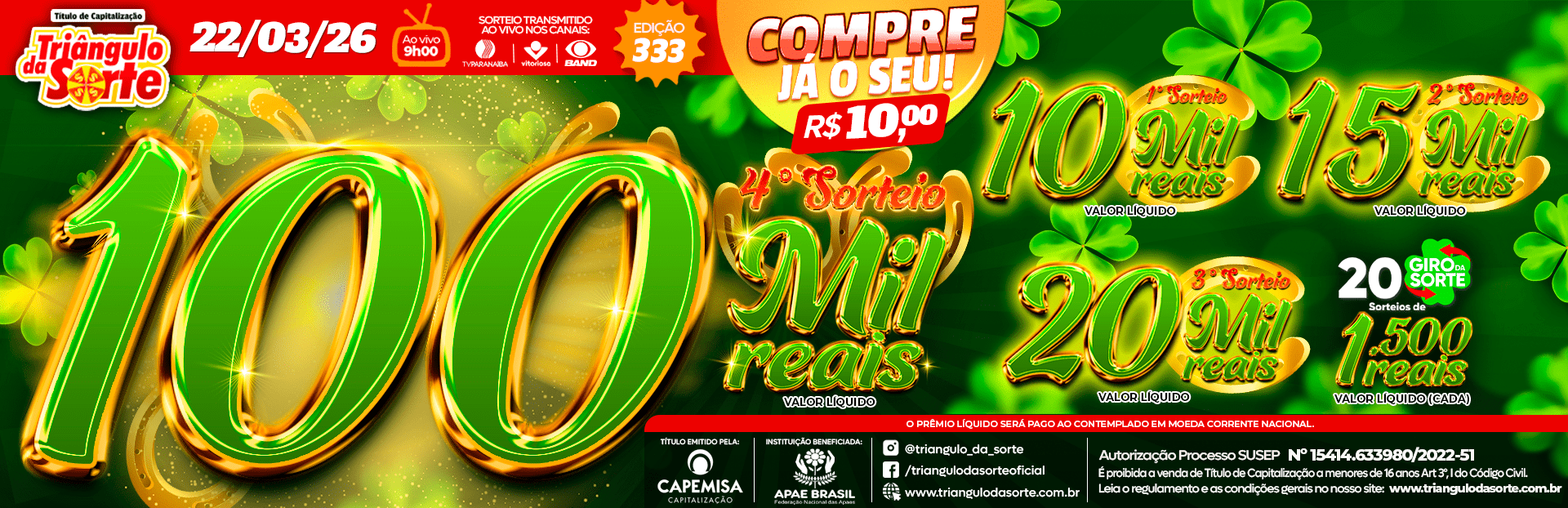 Premiação 22/03/2026