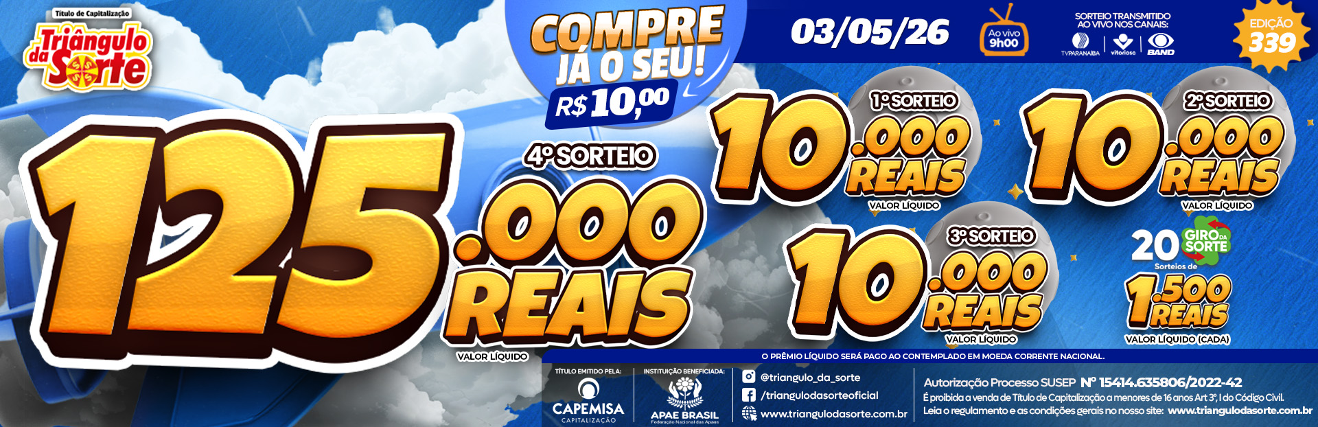 Premiação 03/05/2026