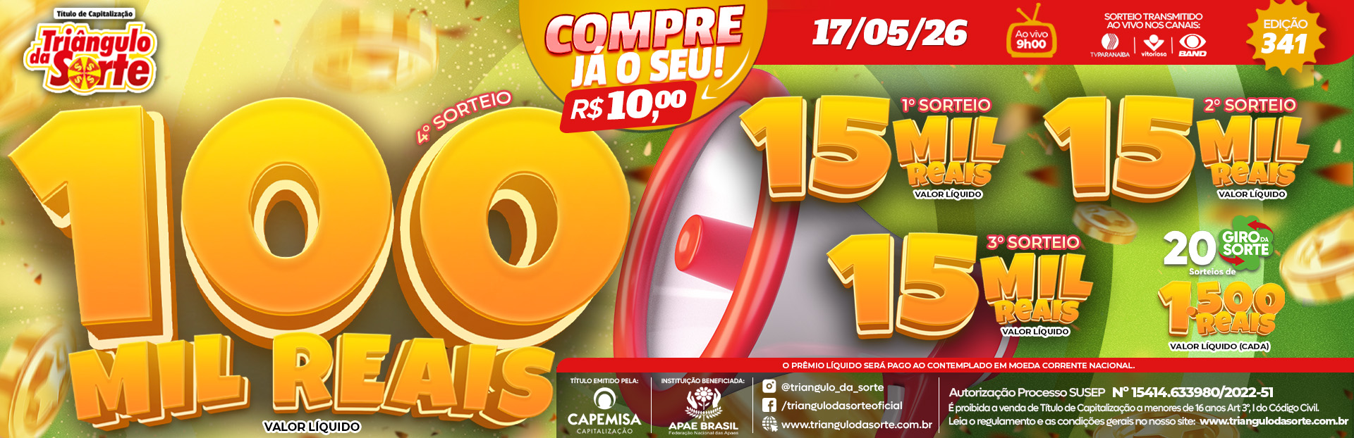 Premiação 17/05/2026