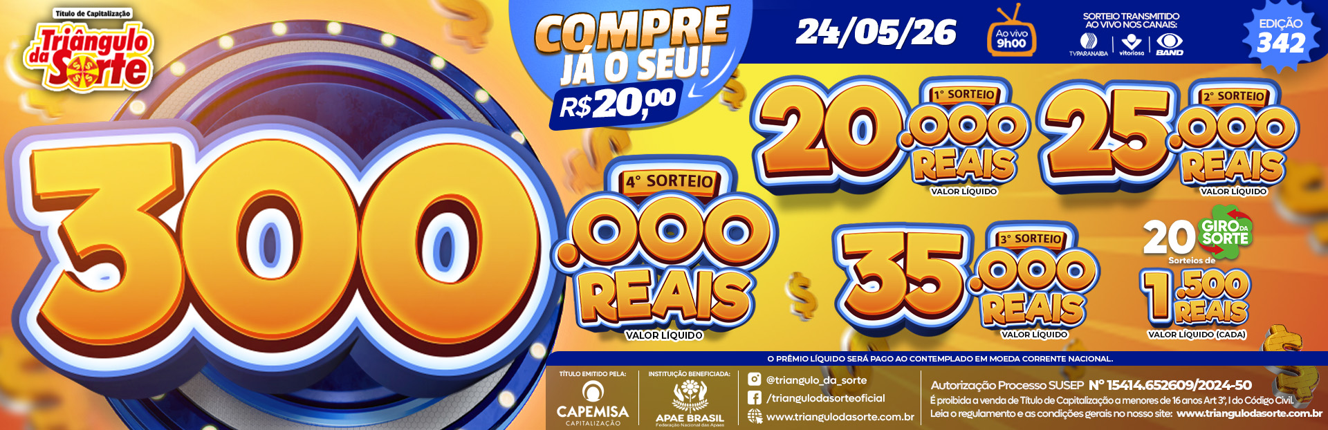 Premiação 24/05/2026