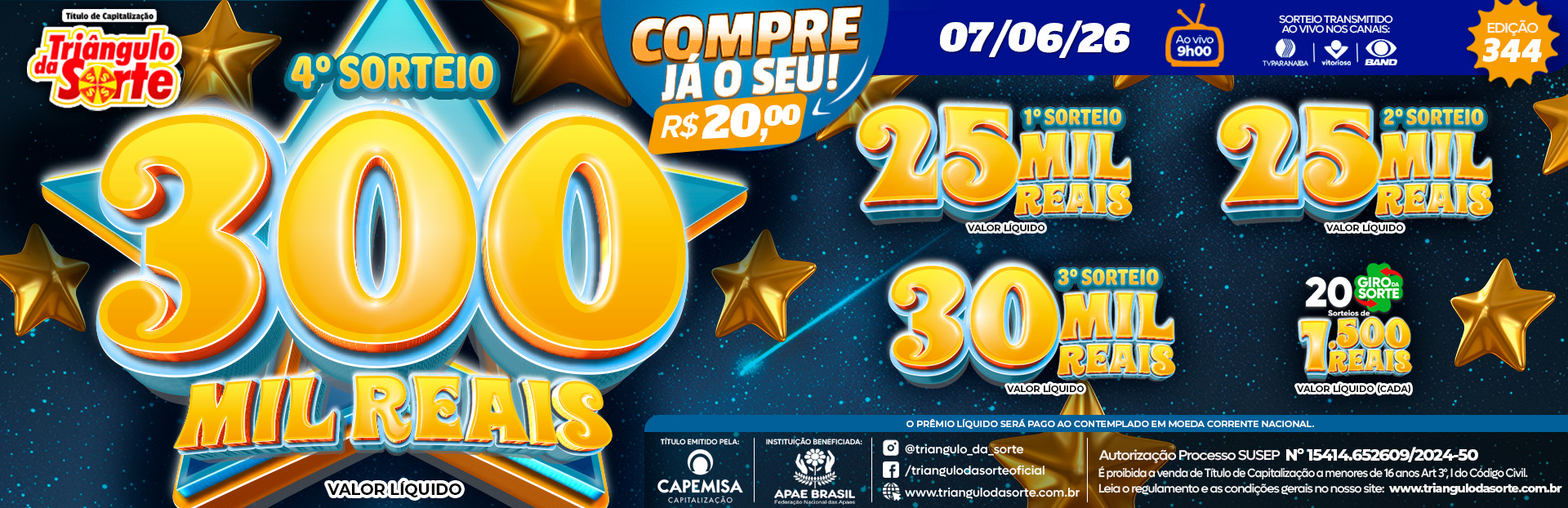 Premiação 07/06/2026