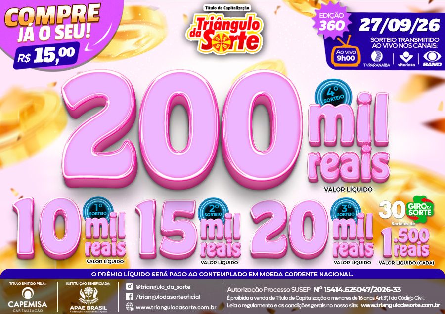 Premiação 27/09/2026